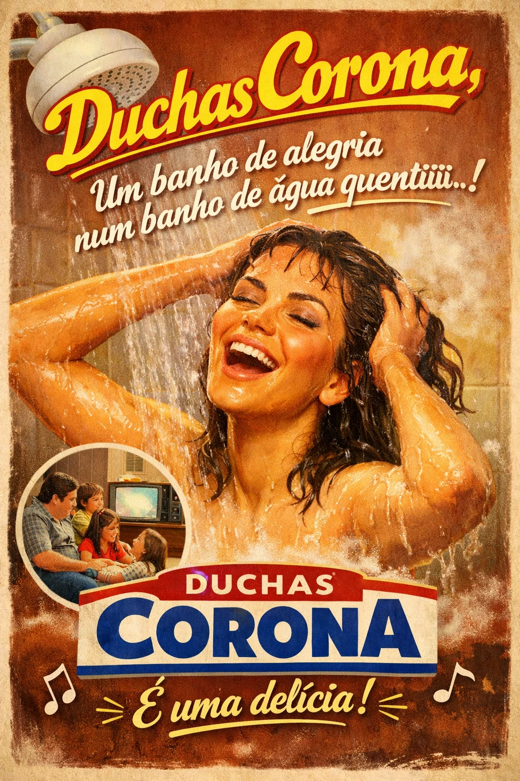 Duchas Corona, um banho de alegria num banho de água quentiiii…: a propaganda que marcou gerações