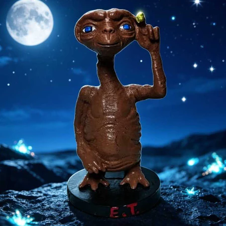 Boneco E.T. em Resina 14cm: Reviva a Magia do Clássico de 1982